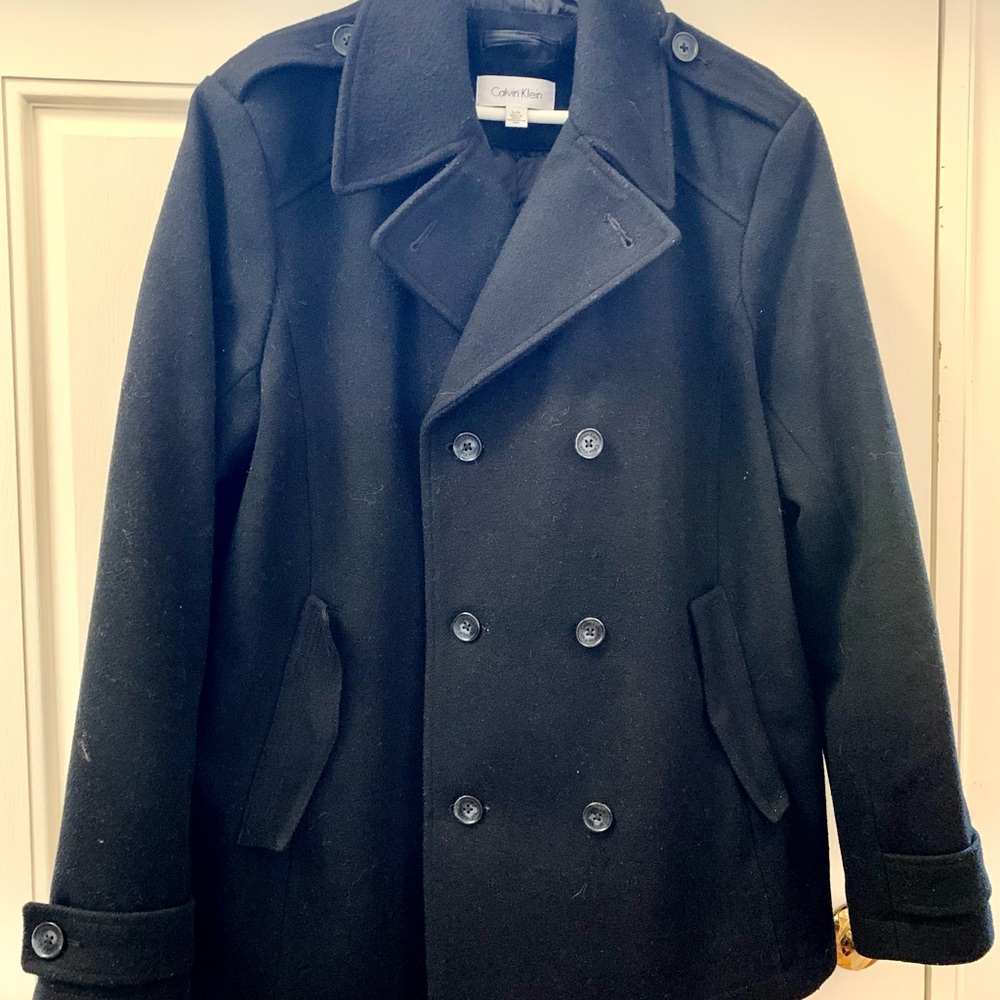 Men’s Calvin Klein Pea Coat Size L